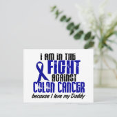 私のパパのための戦いの結腸がん1 ポストカード (スタンド正面)