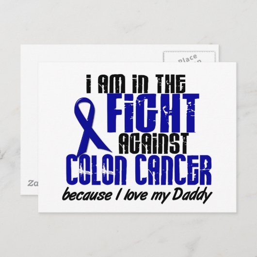 私のパパのための戦いの結腸がん1 ポストカード (正面/裏面)