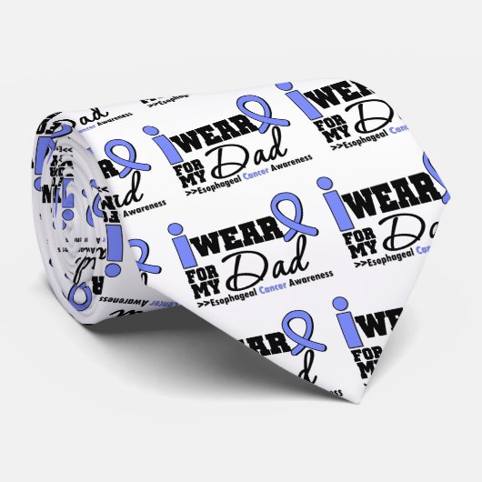 私のパパのための食道がん包皮リボン ネクタイ (ロール)