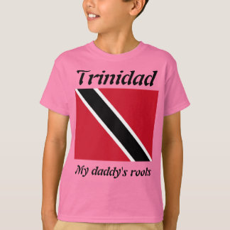 私のパパのルーツトリニダード・キッズTシャツ Tシャツ