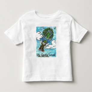私のパパのレベル トドラーTシャツ