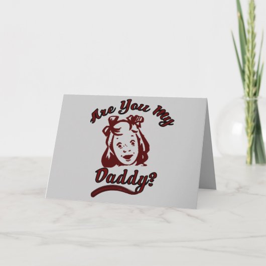 私のパパの子供サポートの擁護者 カード (正面)