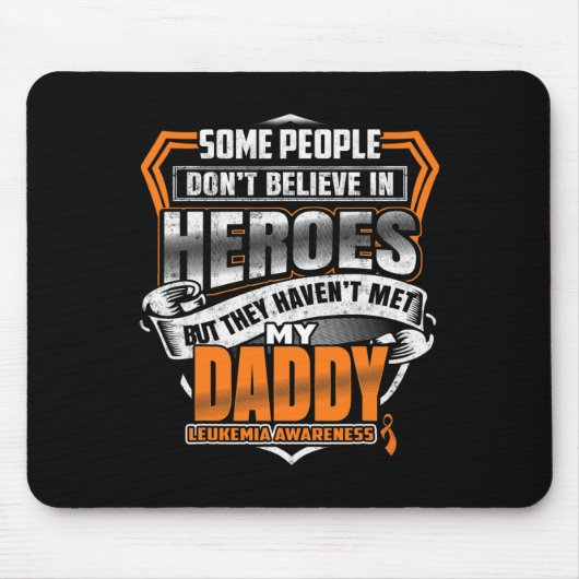 私のパパの戦いは私のファイト白血病認識度 マウスパッド (正面)