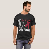 私のパパの戦いは私の多発性骨髄腫戦 Tシャツ (正面フル)