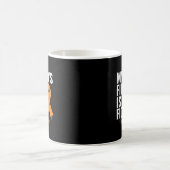 私のパパの戦いは私の白血病認識度 コーヒーマグカップ (中央)