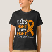 私のパパの戦いは私のRsd Crpsの戦い認識度快挙 Tシャツ (正面)