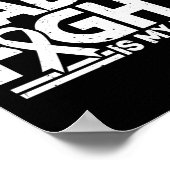 私のパパの戦いは肺がん認識度 ポスター (角)