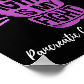 私のパパの戦いは膵臓がん患者との戦いだ ポスター (角)