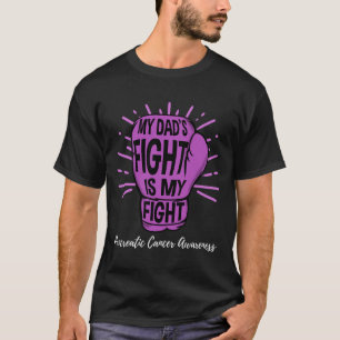 私のパパの戦いは膵臓がん患者との戦いだ Tシャツ
