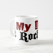 私のパパの石 コーヒーマグカップ (正面左)