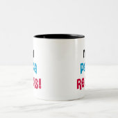 私のパパの石 ツートーンマグカップ (中央)