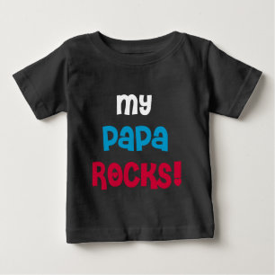 私のパパの石 ベビーTシャツ