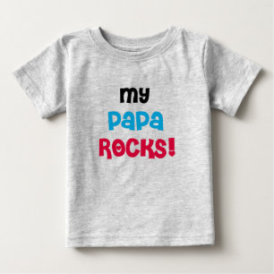 私のパパの石 ベビーTシャツ