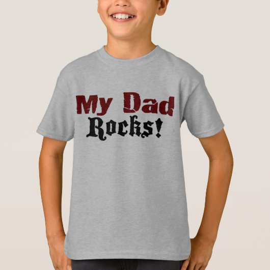 私のパパの石 Tシャツ (正面)