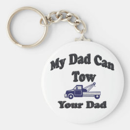 私のパパはあなたのパパを牽引できる キーホルダー