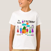 私のパパはエンジニアIIだ Tシャツ (正面)