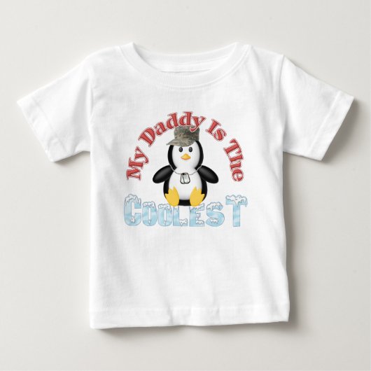 私のパパはクール ベビーTシャツ (正面)
