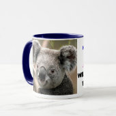 私のパパはコアラのよう…、見ますかわいく、B…です マグカップ (正面左)