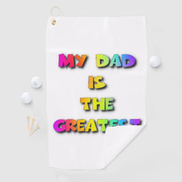 私のパパはゴルフタもっとも偉大オルだ ゴルフタオル