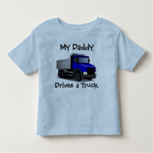 私のパパはトラックの幼児のTシャツを運転する