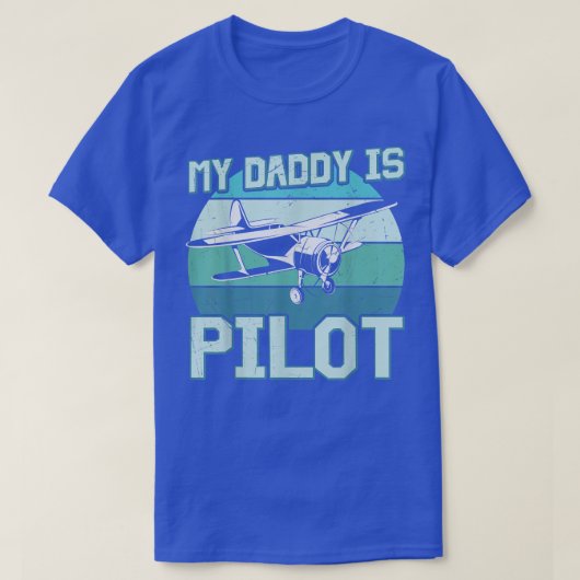 私のパパはパイロット Tシャツ (デザイン正面)