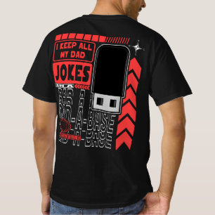 私のパパはパパで冗談を言うおもしろい Tシャツ