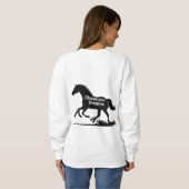 私のパパはヒーロー&チェースあなたの夢Tシャツ スウェットシャツ (裏面フル)