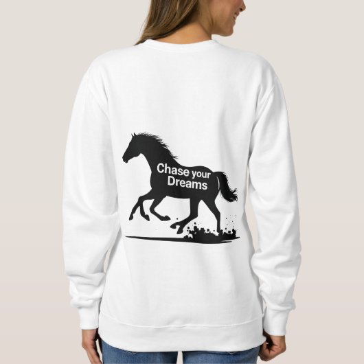 私のパパはヒーロー&チェースあなたの夢Tシャツ スウェットシャツ (裏面)