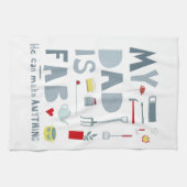 私のパパはファブ キッチンタオル (横)