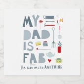 私のパパはファブ ビールラベル (シングルラベル)