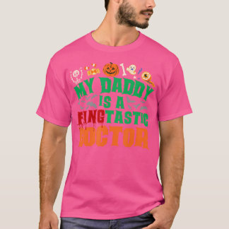 私のパパはファンタスティックなドクター面白いハロウィーンT Tシャツ