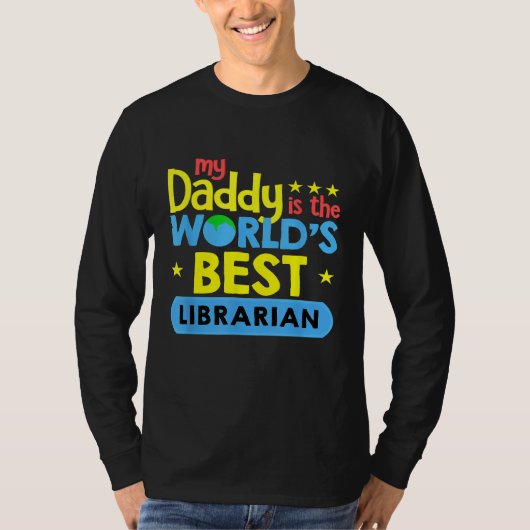 私のパパはワールド最高の整備士 Tシャツ (正面)