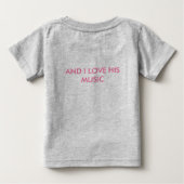 私のパパは一番高い ベビーTシャツ (裏面)