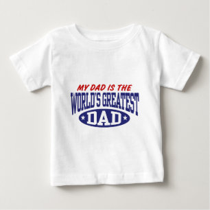 私のパパは世界一のパパだ ベビーTシャツ