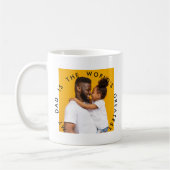 私のパパは世界一の父の日だ コーヒーマグカップ (左)