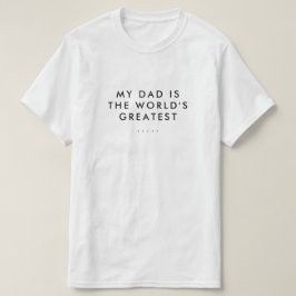 私のパパは世界一の父の日だ Tシャツ