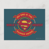 私のパパは世界一の英雄すごいだ ポストカード (正面)