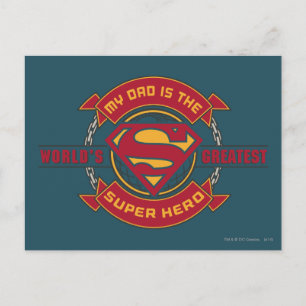 私のパパは世界一の英雄すごいだ ポストカード