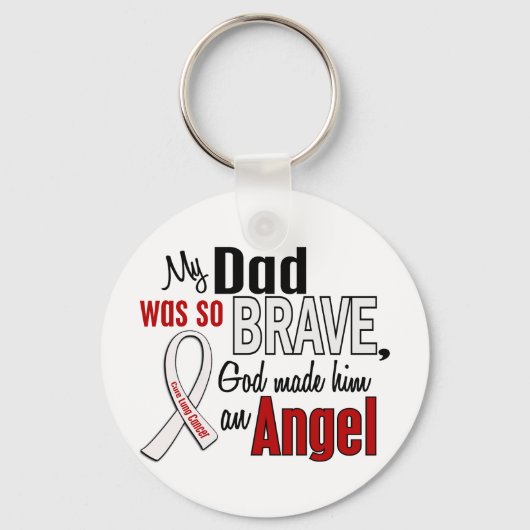 私のパパは天使の肺がん キーホルダー (正面)