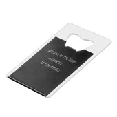 私のパパは最高の世界のアルボリストだ クレジットカード栓抜き (正面アングル)