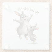 私のパパは最高の ガラスコースター (裏面)