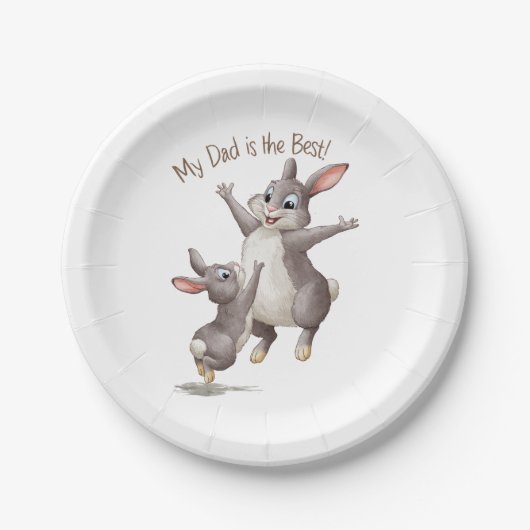 私のパパは最高の ペーパープレート (正面)