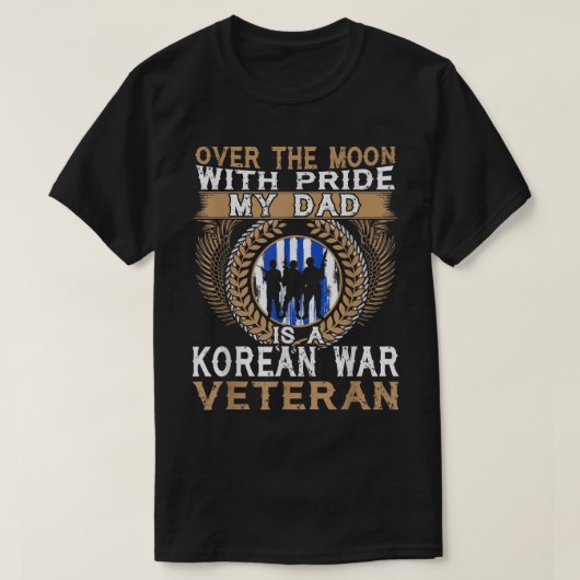 私のパパは朝鮮戦争退役軍人だ Tシャツ (デザイン正面)