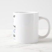 私のパパは本当に唯一のギフトBl ジャンボコーヒーマグカップ (右)