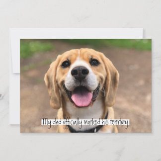 私のパパは正式に彼の領土を示した 招待状