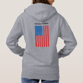 私のパパは海洋のパーソナライズされたフード付きスウェットシャツ パーカ (裏面)