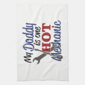 私のパパは熱い整備士の一つ キッチンタオル (縦)