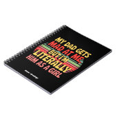 私のパパは私に不機嫌を得るが、文字通り彼は女の子として ノートブック (左側)