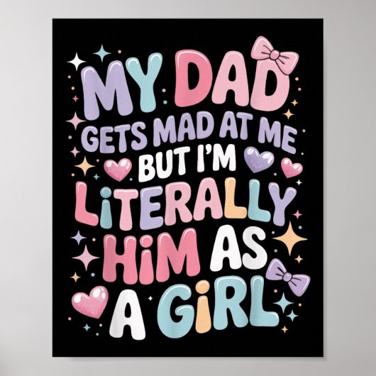 私のパパは私に不機嫌を得るが、文字通り彼はGiとして彼を取得する ポスター (正面)