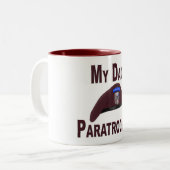 私のパパは私のお気に入りの超常者 ツートーンマグカップ (正面左)